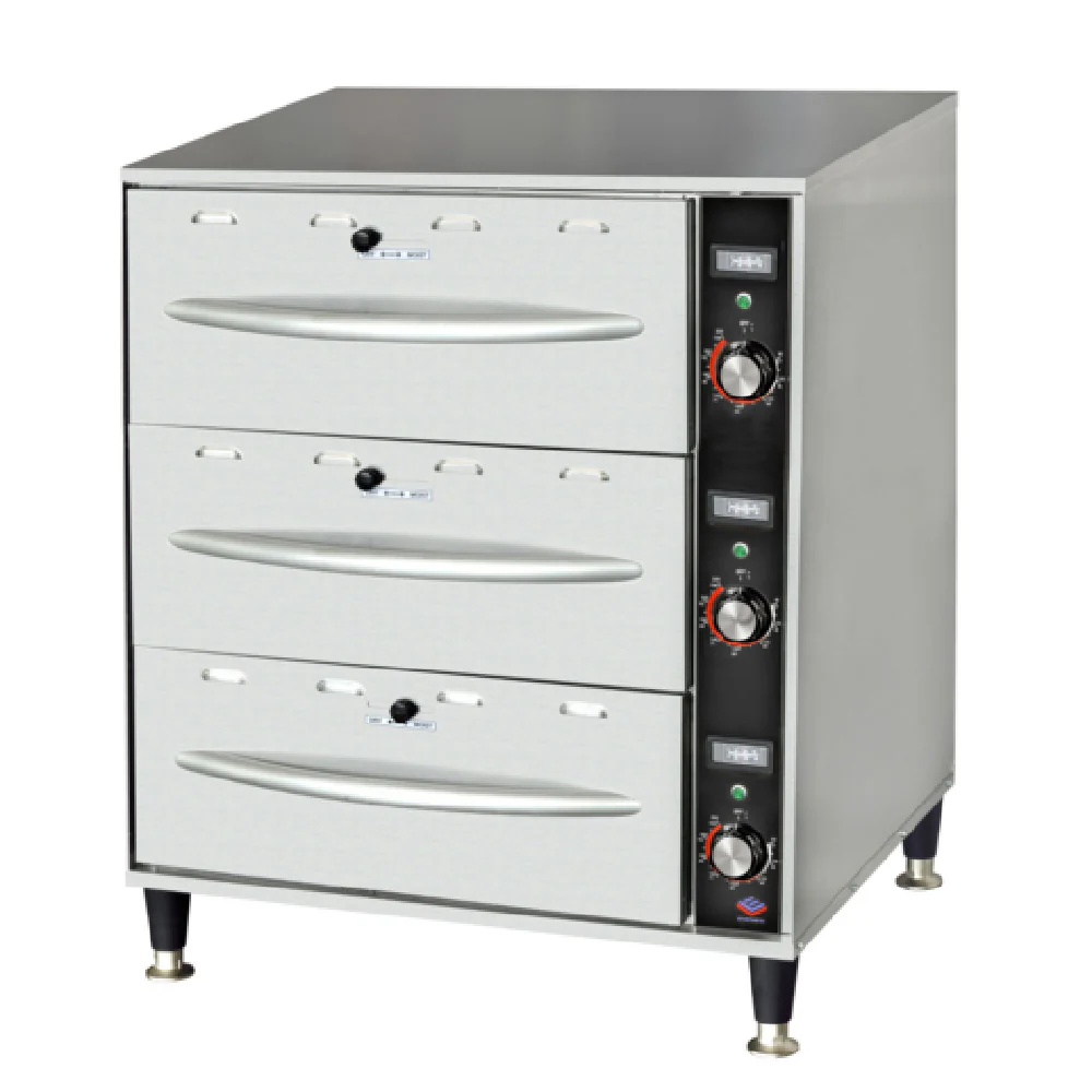 Comstock-Castle CC-WD-3 27 Inch Food Warming Drawer Insulated Stainless Steel