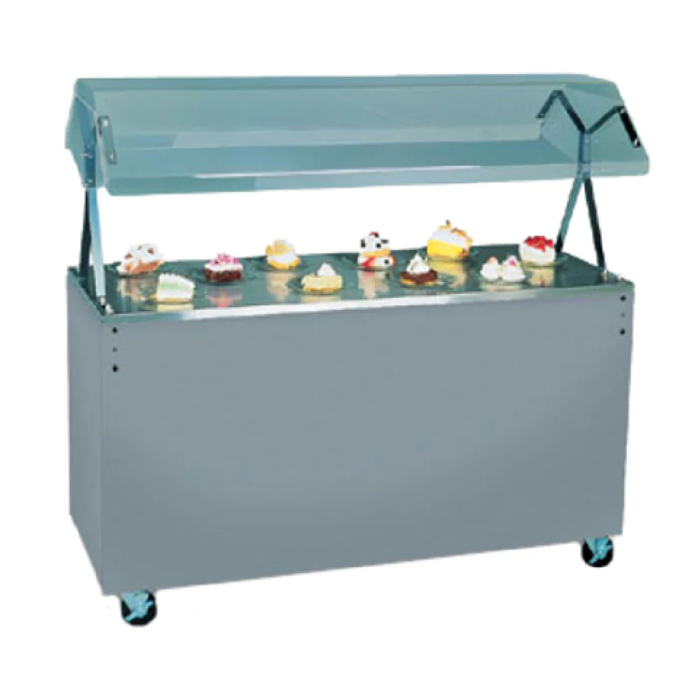 Vollrath 3876560 60 Inch Affordable Portable Utility Station with Breath Guard