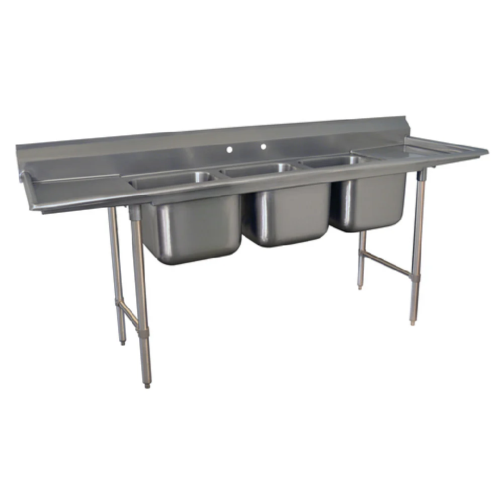 Advance Tabco 93-63-54-24RL 32 Inch with left and right-hand drainboards Sink