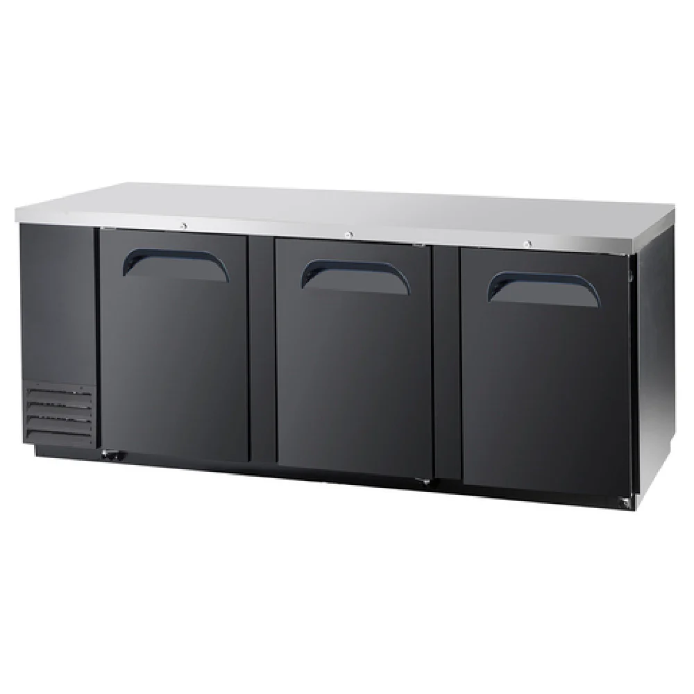 Akita ABBB-90 90 Inch Back Bar Cooler Electric 3 Doors Stainless Steel - 3 Sections Akita ABBB-90 90 Inch Back Bar Cooler Electric 3 Doors Stainless Steel - 3 Sections