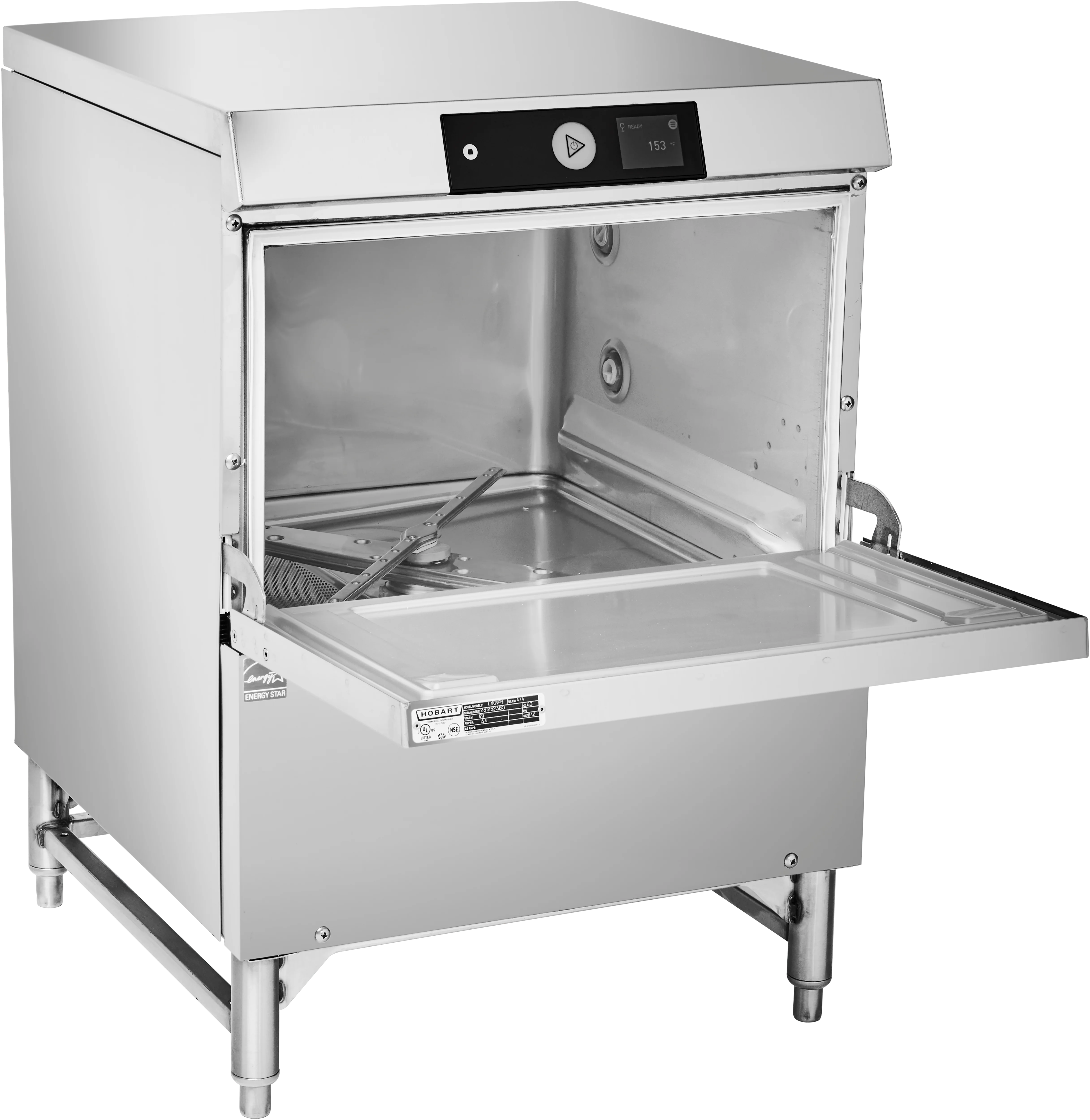 Hobart LXGNR-1 24 Rack/Hour Electric Undercounter Dishwasher Stainless Steel with Auto Dispensing Hobart LXGNR-1 24 Rack/Hour Electric Undercounter Dishwasher Stainless Steel with Auto Dispensing