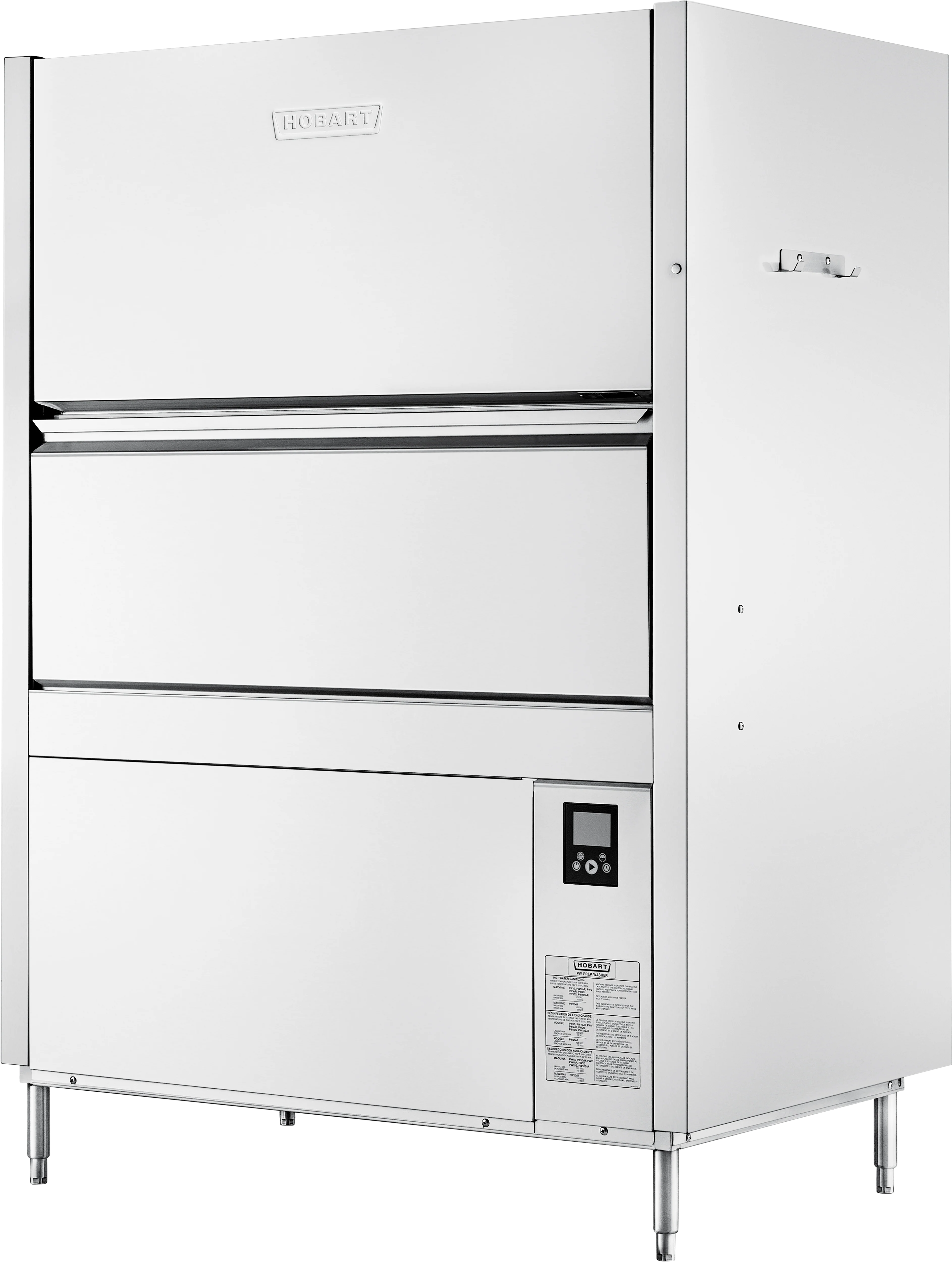 Hobart PW20N-BAS-2 58 Inch Pot/Pan/Utensil Washer with Split Door Design Hobart PW20N-BAS-2 58 Inch Pot/Pan/Utensil Washer with Split Door Design