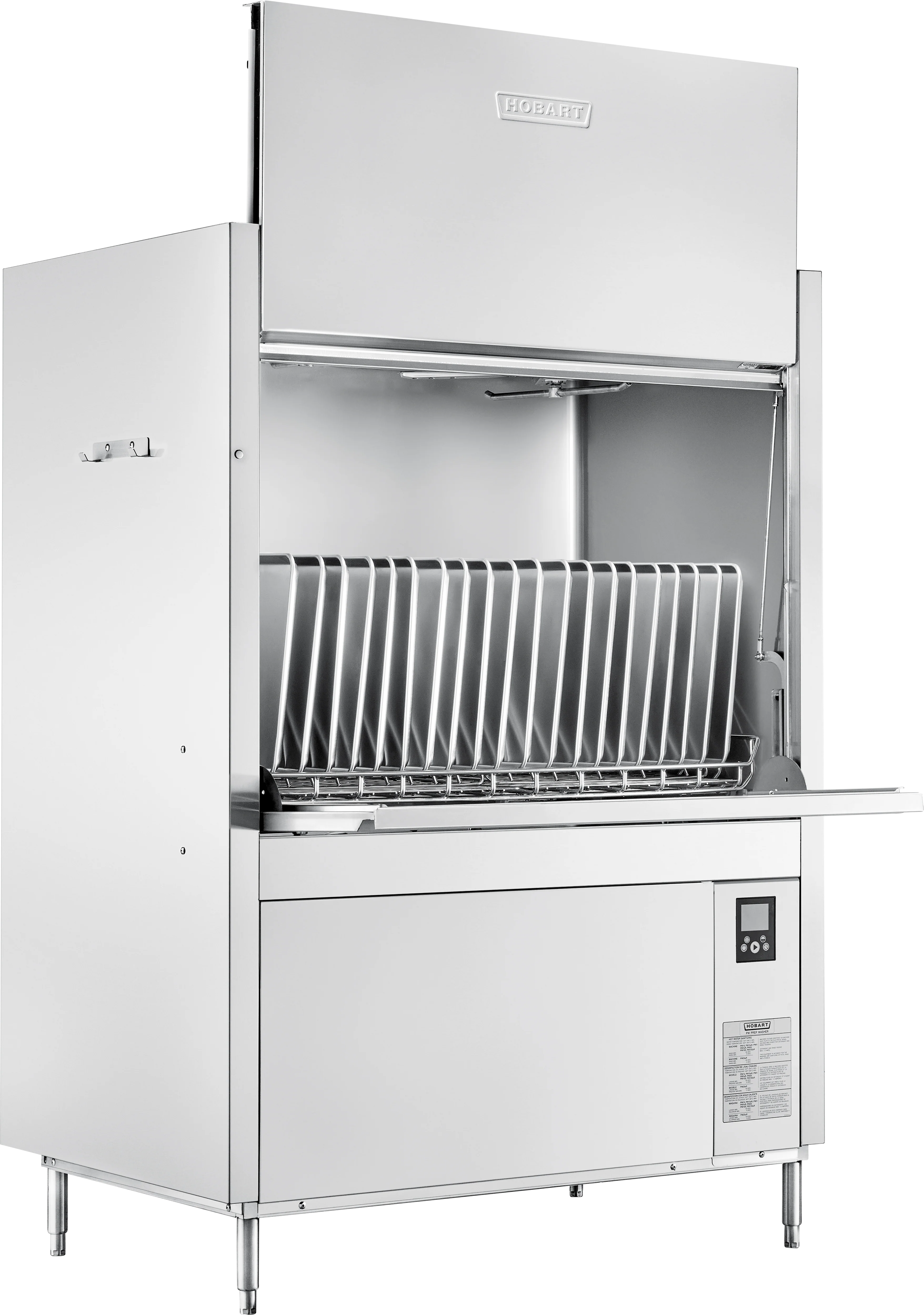 Hobart PW20N-BAS-2 58 Inch Pot/Pan/Utensil Washer with Split Door Design Hobart PW20N-BAS-2 58 Inch Pot/Pan/Utensil Washer with Split Door Design