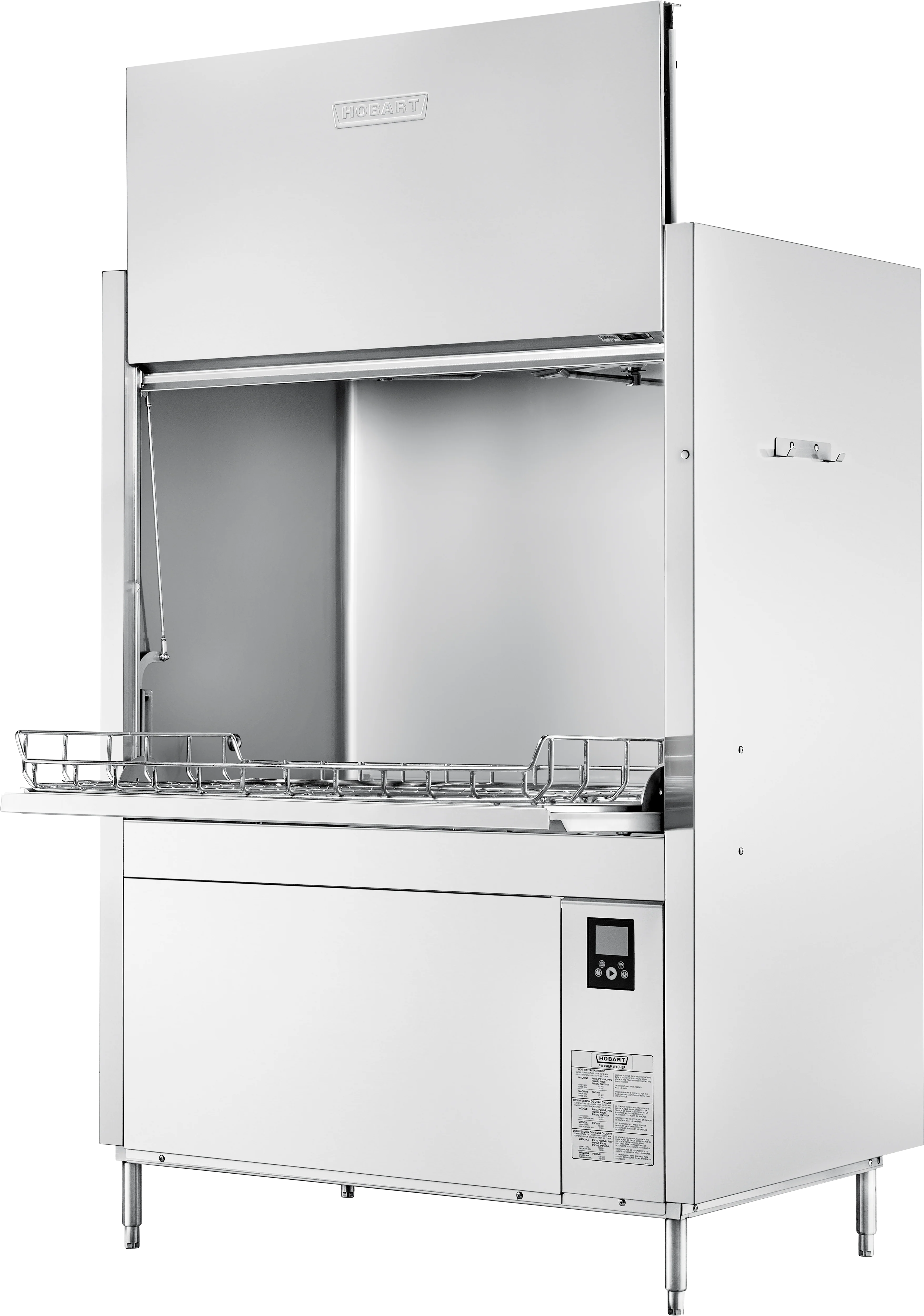 Hobart PW20N-BAS-2 58 Inch Pot/Pan/Utensil Washer with Split Door Design Hobart PW20N-BAS-2 58 Inch Pot/Pan/Utensil Washer with Split Door Design
