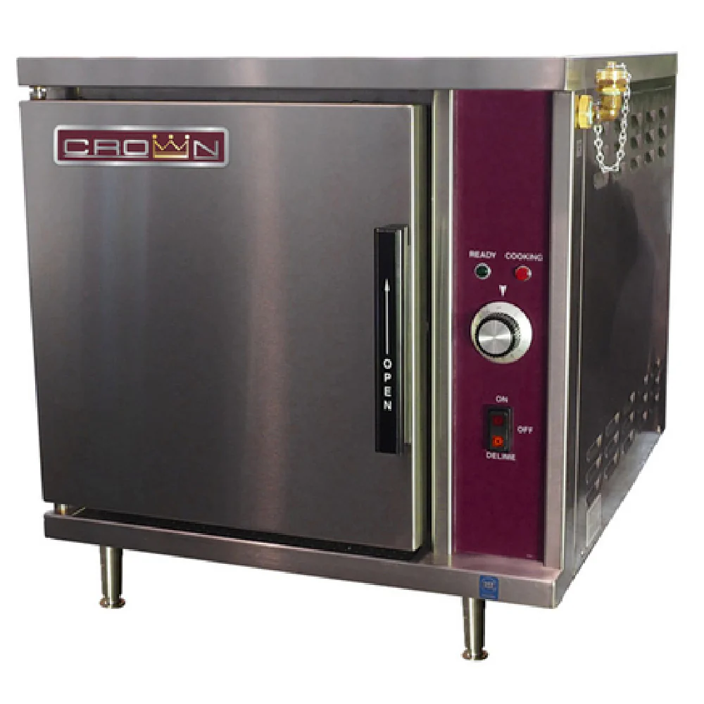 Crown Steam SX-5_208/60/1 24 Inch Convection Steamer Electric Countertop with Water Filter System