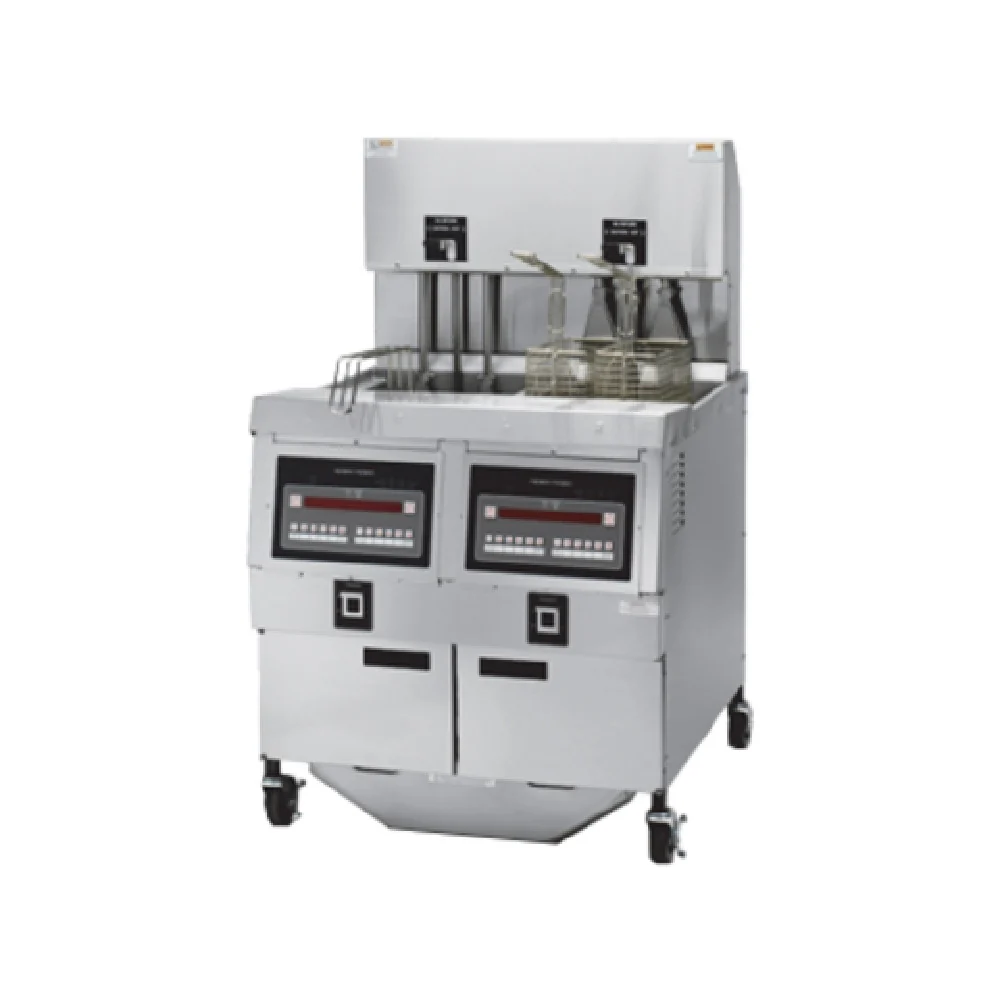 Henny Penny OGA322.04_NAT 33 Inch Clean-Out Mode Deep Fryer Gas Dual Wells Henny Penny OGA322.04_NAT 33 Inch Clean-Out Mode Deep Fryer Gas Dual Wells