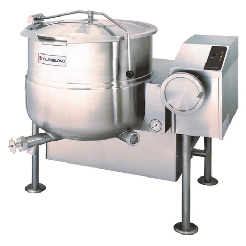 Cleveland KGL80T_NAT 49 to 62 Inch Gas Kettle 2/3 Steam Jacket 190000 BTU
