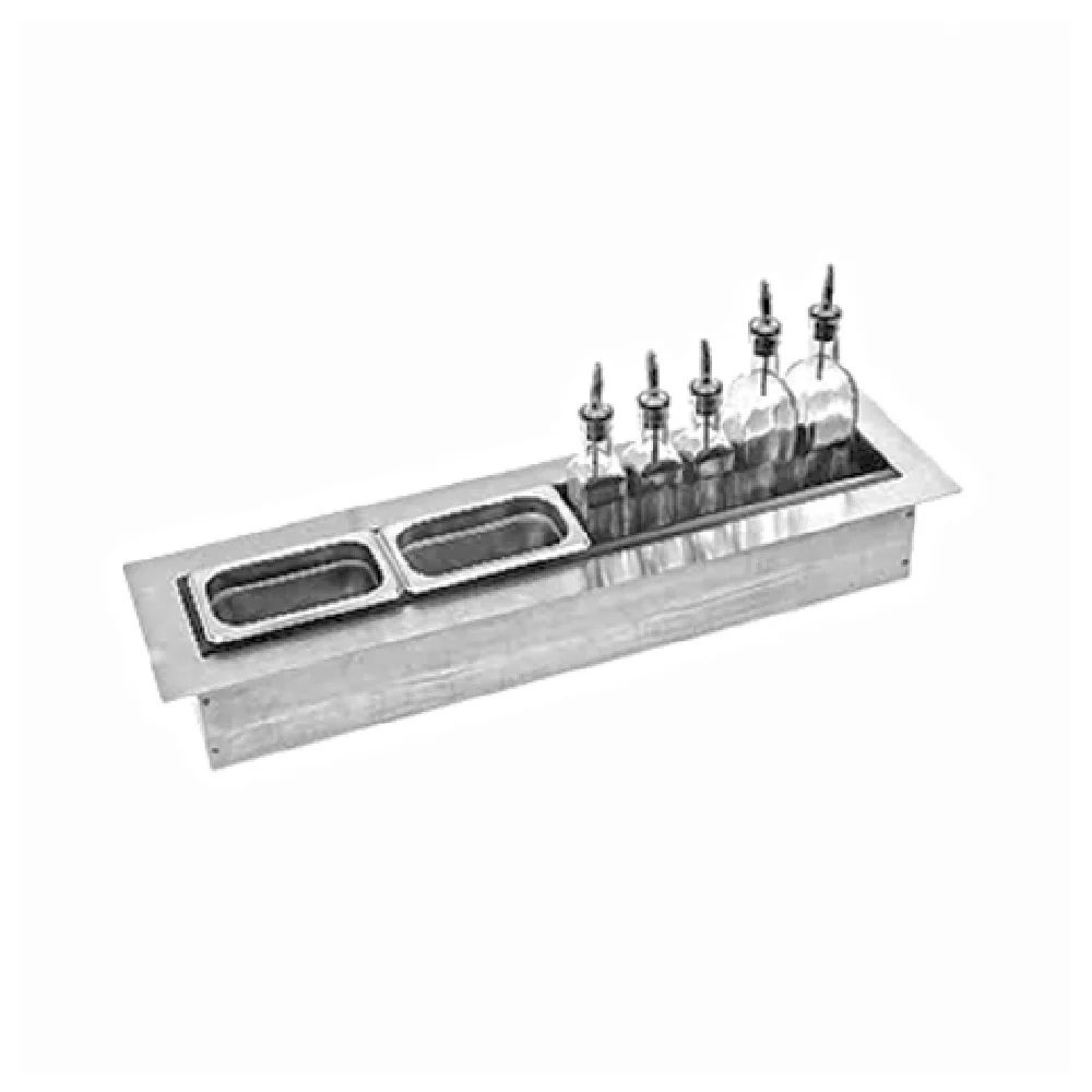 Glastender DI-MW24 24 Inch Drop-in Ice-chilled Storage Mixology Well Stainless Steel