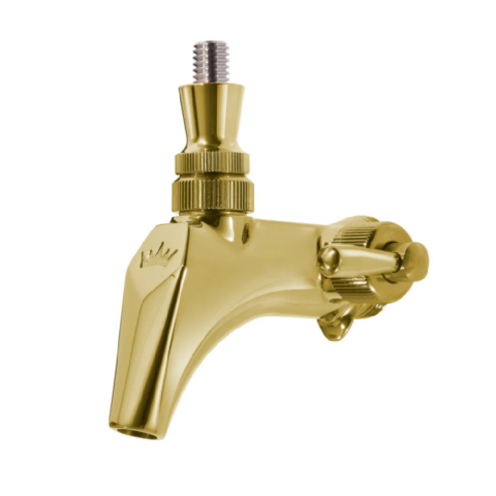 Optional Brass/PVD Gold Flow Control Beer Faucet for Royal Series, Krowne BC-855 Optional Brass/PVD Gold Flow Control Beer Faucet for Royal Series, Krowne BC-855