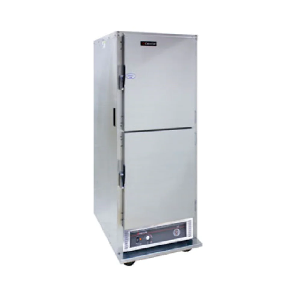 Cres Cor H135SUA11 26 Inch Mobile Heated Cabinet Insulated Stainless Steel with Swivel Casters
