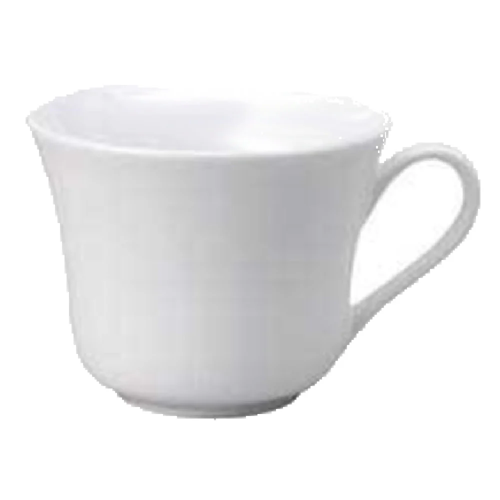 Vertex China RB-1-LW 7-1/2 Oz Cup With Handle Super White Ceramic 3 Dozen Cases