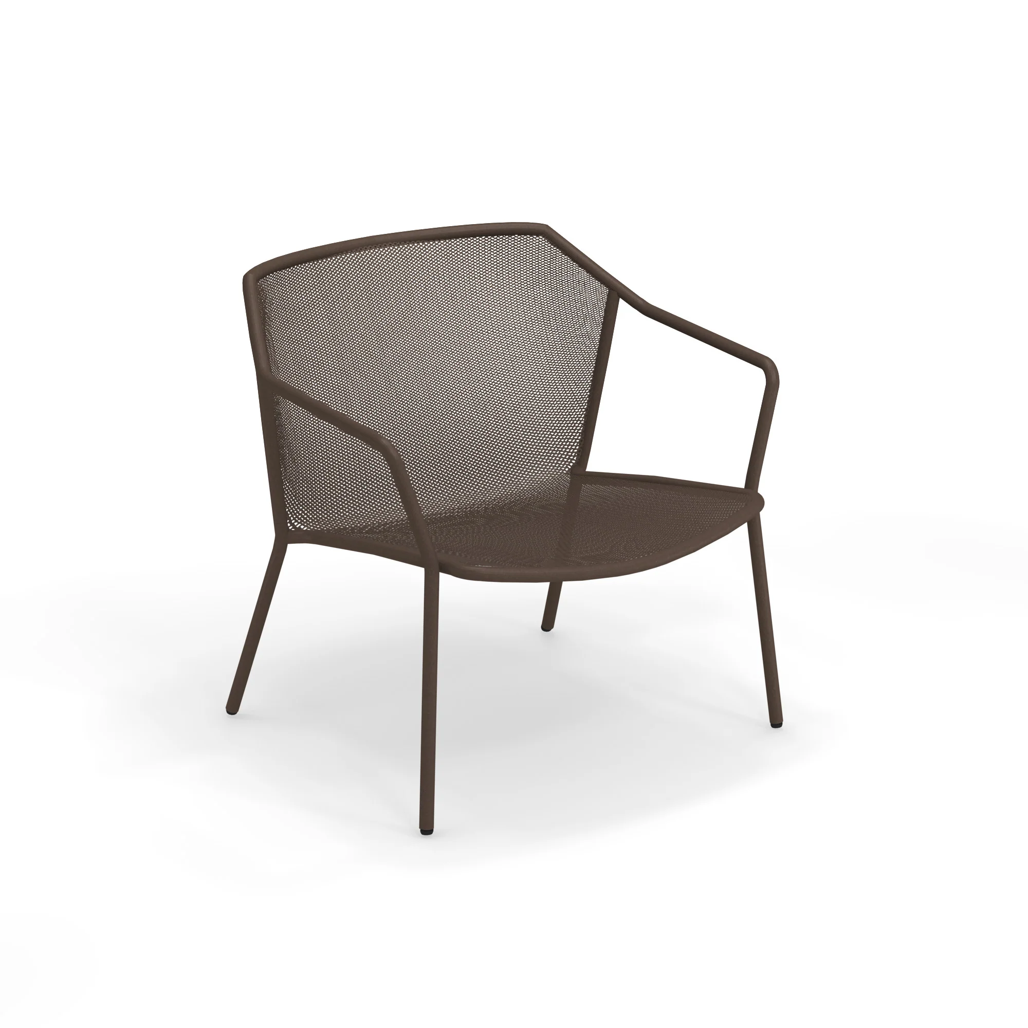 Emuamericas Llc E524-41 30 Inch Darwin Stacking Lounge Chair Steel Mesh and Tubular Frame