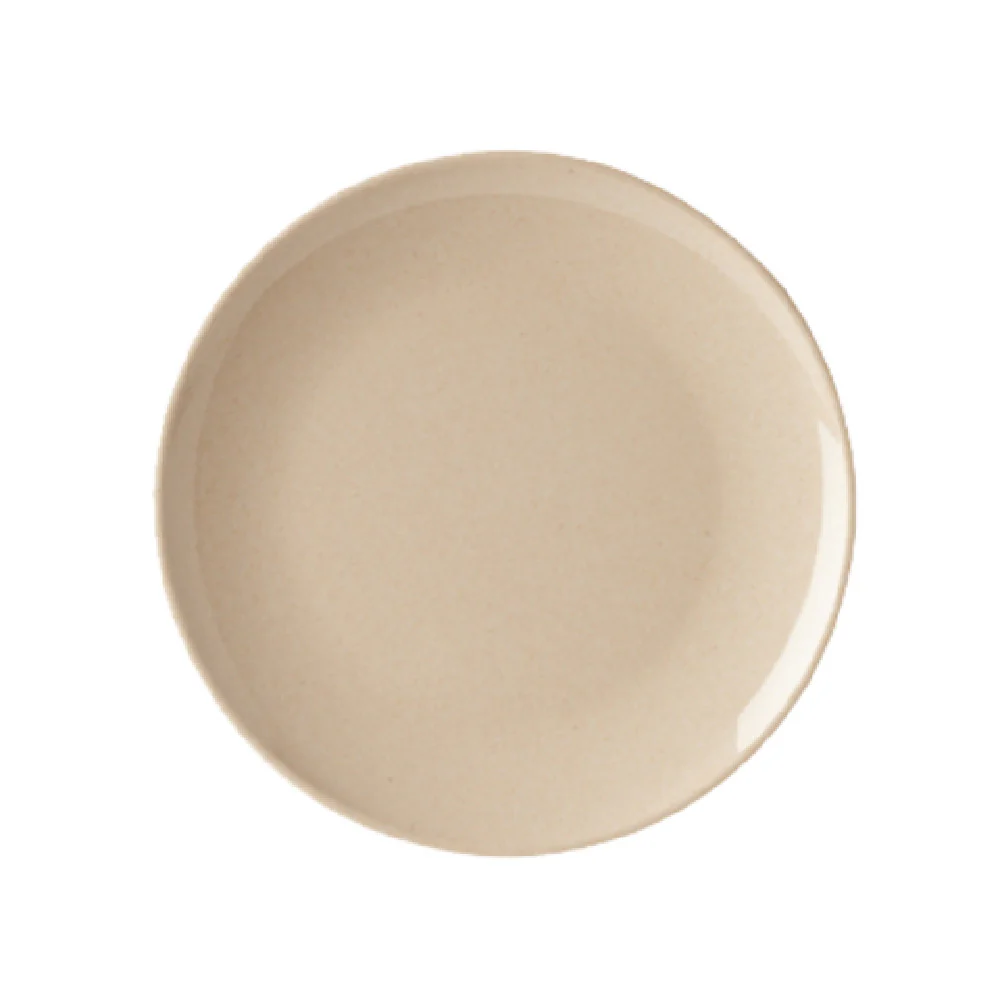 GET Enterprises BAM-16102 12 Inch Plate Coupe Break-Resistant Dishwasher Safe Beige Melamine