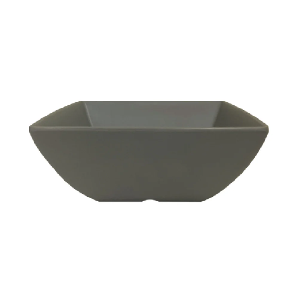 Thunder Group 69007SG Bowl 40 Oz 7 1/8 Inch Square Break-Resistant Gray Melamine Thunder Group 69007SG Bowl 40 Oz 7 1/8 Inch Square Break-Resistant Gray Melamine