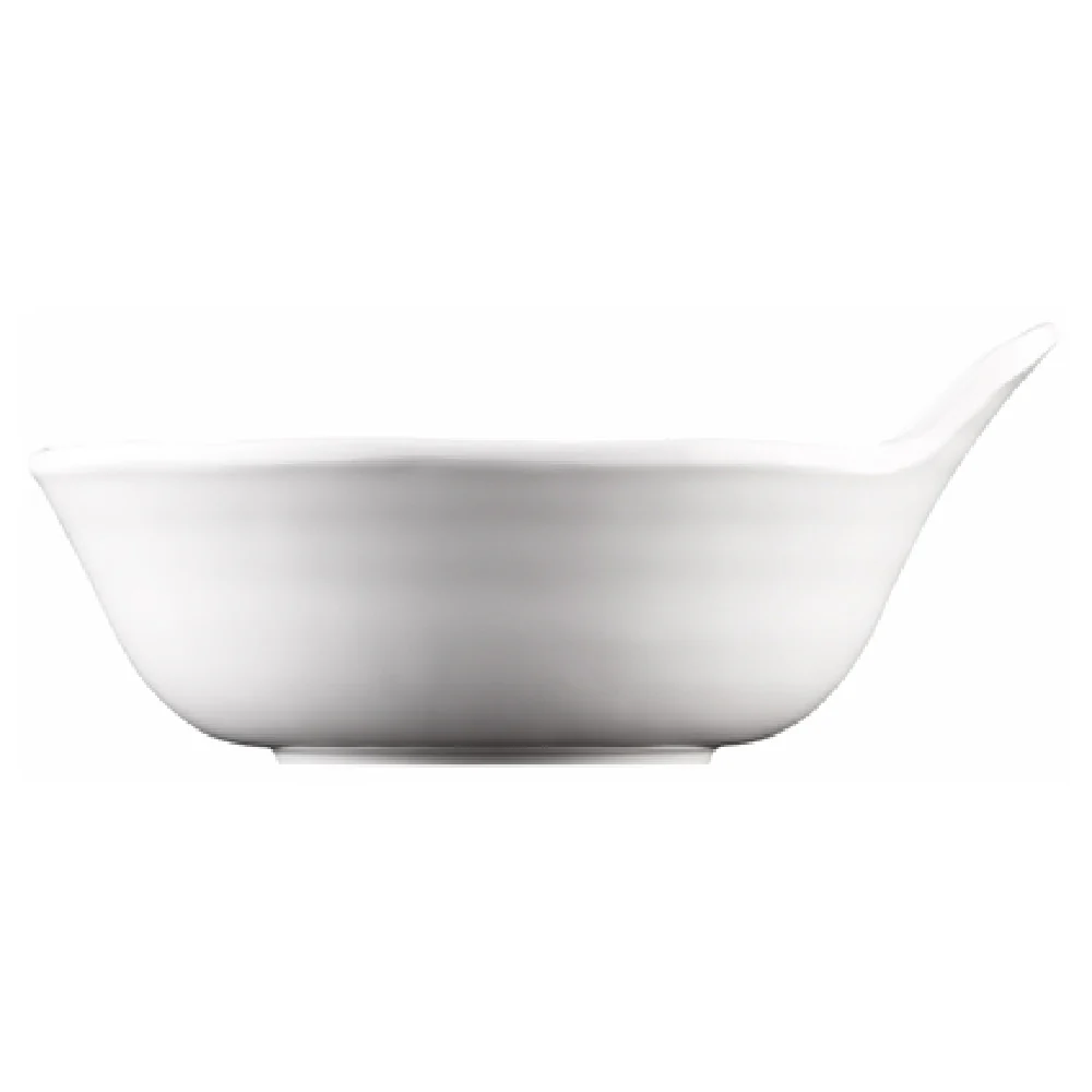 GET Enterprises D452RR-W 6 Oz Bowl with lip Break Resistant White Melamine GET Enterprises D452RR-W 6 Oz Bowl with lip Break Resistant White Melamine