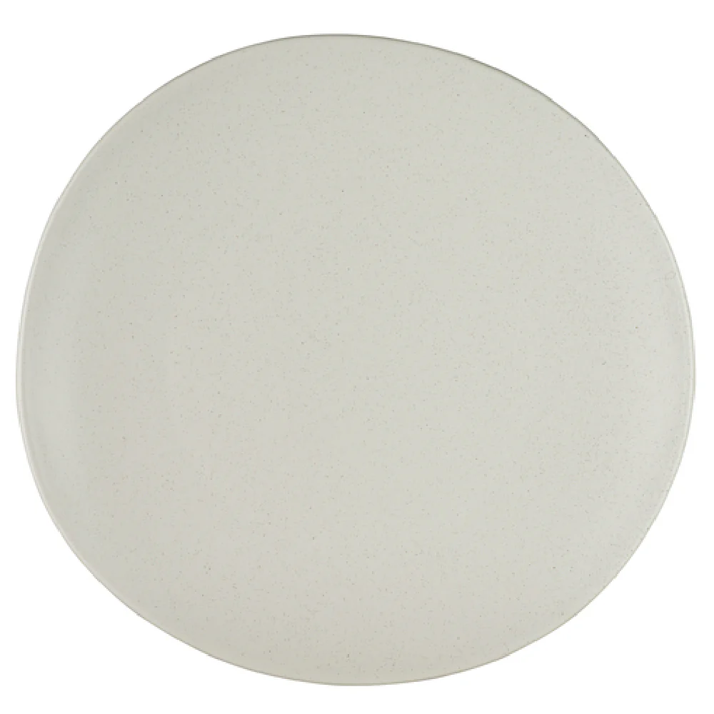 Steelite 6120RG096 9.25 Inch Coupe Plate Shell Porcelain Round - Organic