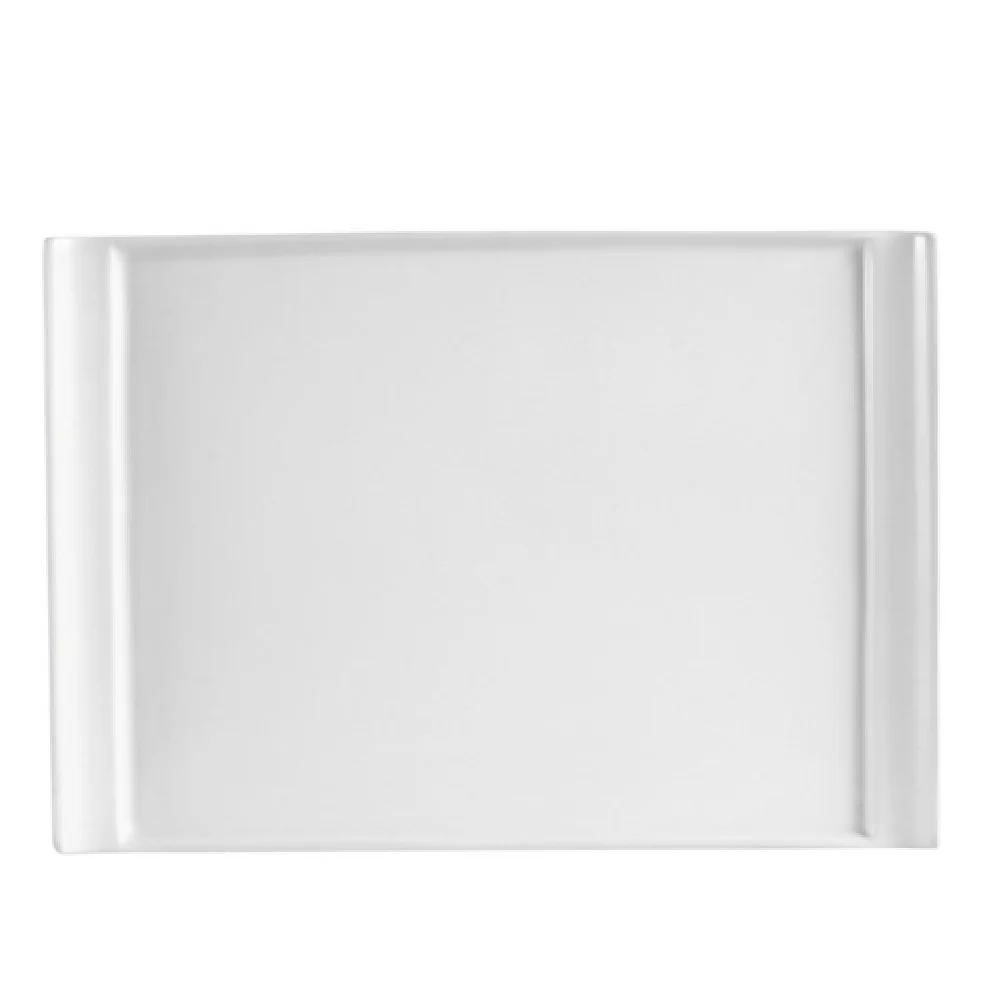 CAC China DYN-25 15 Inch Rectangular Plate Dishwasher Oven Microwave Safe Porcelain