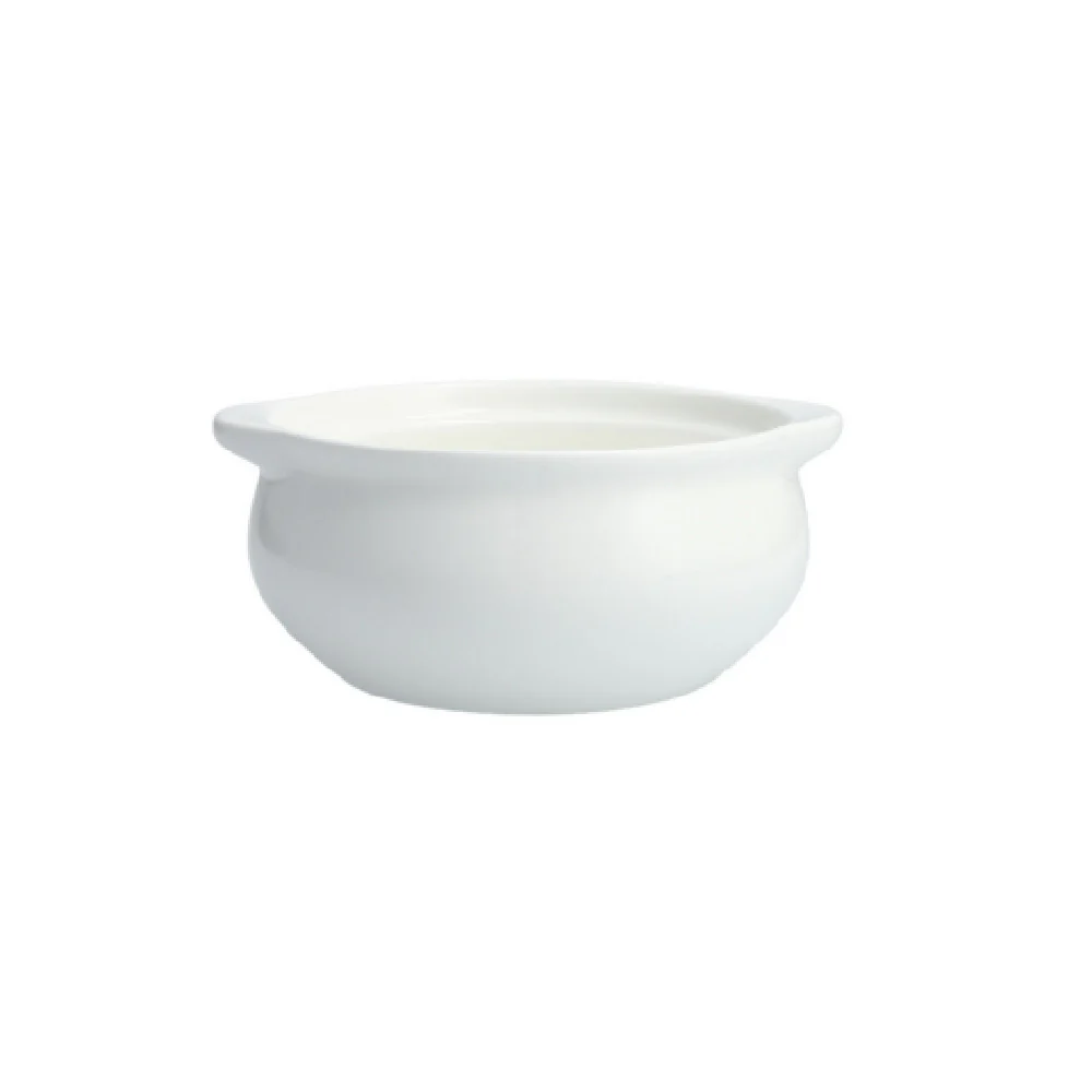 Fortessa 5100.F0000.41 5 Inch 16 Oz Large French Onion Crock Vitrified China Fortessa 5100.F0000.41 5 Inch 16 Oz Large French Onion Crock Vitrified China