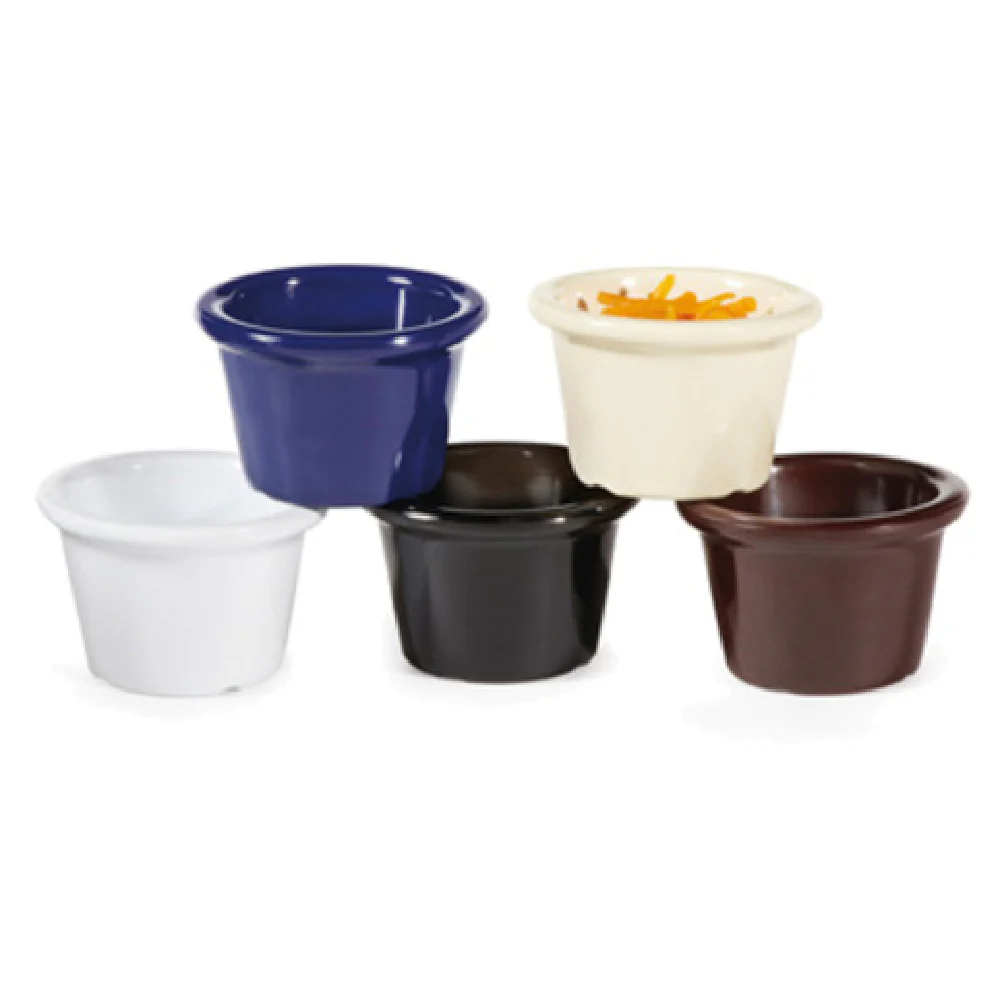 GET Enterprises S-610-W 1-1/2 Oz Melamine Ramekin White Break-Resistant