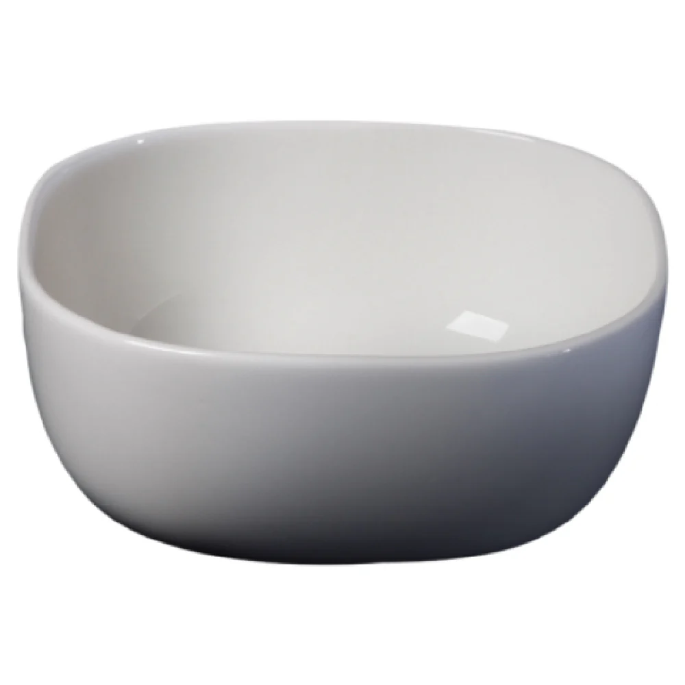 Cameo China 712-44A Bowl 6 Oz. Square Ceramic Dishwasher Safe Packs of 3 Dozen