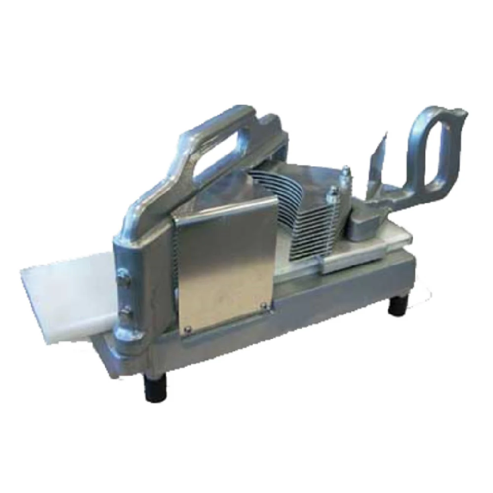 Omcan 10930 6.75 Inch Manual Tomato Slicer with Scalloped Blade Cast Aluminum and Stainless Steel Omcan 10930 6.75 Inch Manual Tomato Slicer with Scalloped Blade Cast Aluminum and Stainless Steel