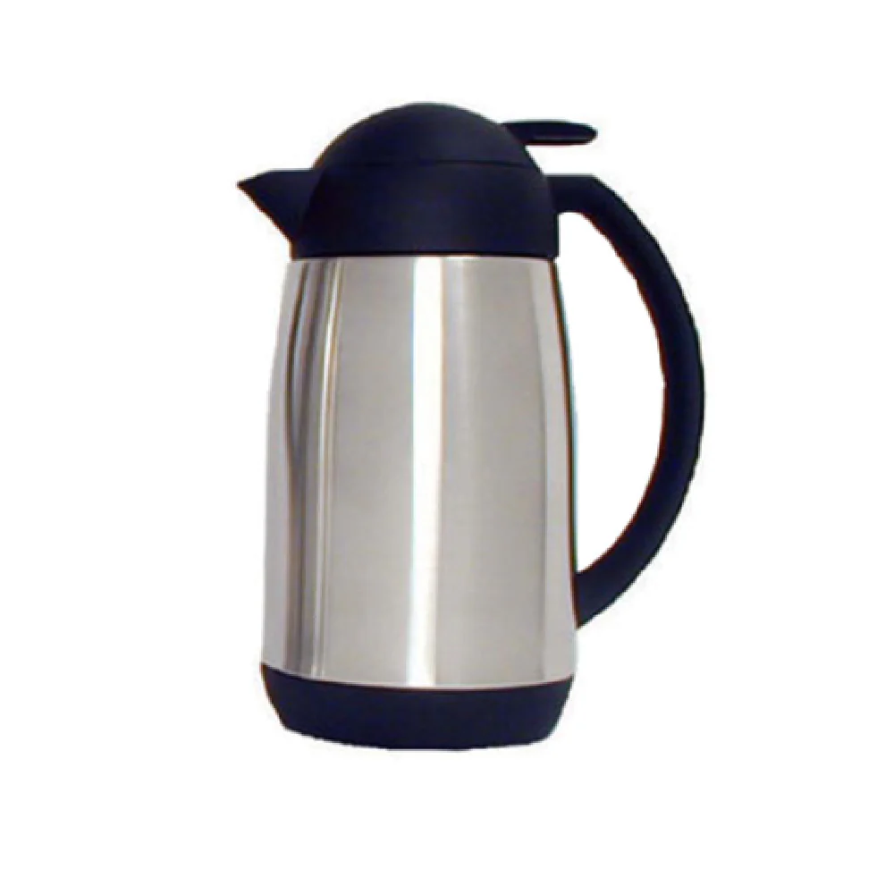 Admiral Craft SLVF-750 25.36 Oz. Double Wall Insulated Vacuum Flask Stainless Steel Black