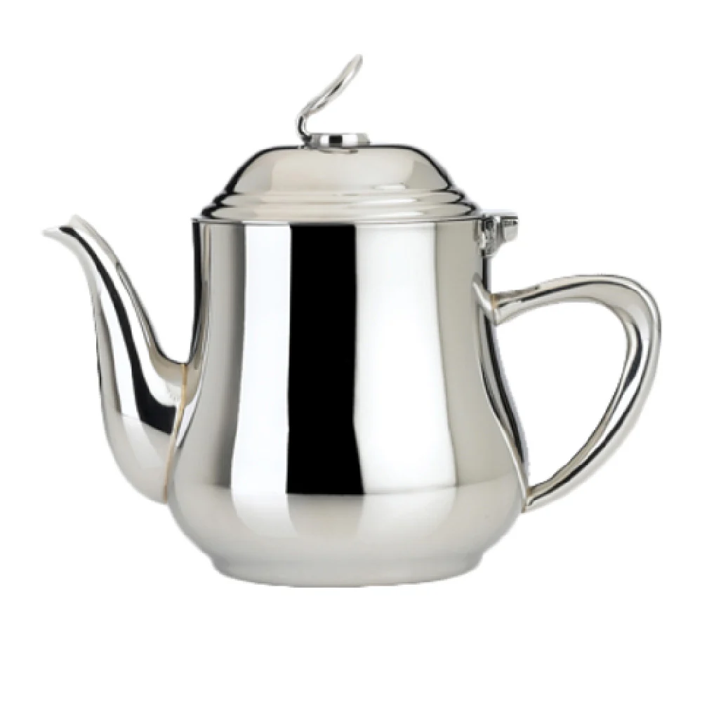 Steelite 5351S219 21.5 Oz Holloware Tea Pot 18/10 Stainless Steel with Lid