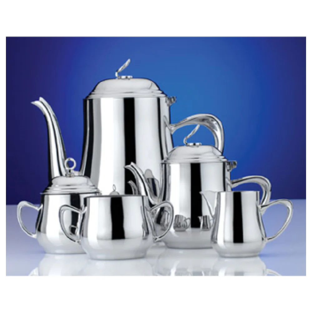 Steelite 5351S219 21.5 Oz Holloware Tea Pot 18/10 Stainless Steel with Lid Steelite 5351S219 21.5 Oz Holloware Tea Pot 18/10 Stainless Steel with Lid