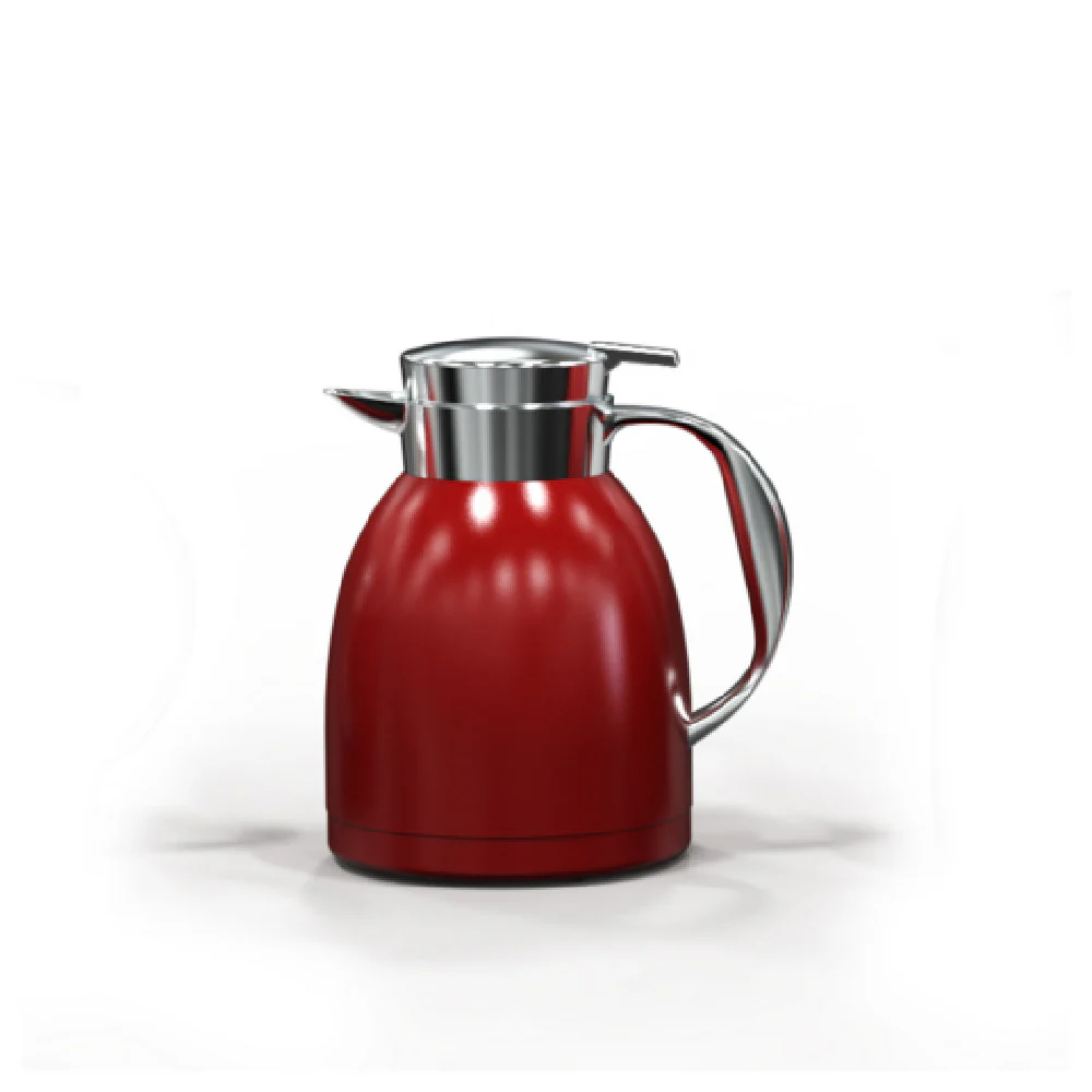 Steelite 7401MM133 7.62 Inch Beverage Server Vacuum Insulated Stainless Steel Red Steelite 7401MM133 7.62 Inch Beverage Server Vacuum Insulated Stainless Steel Red