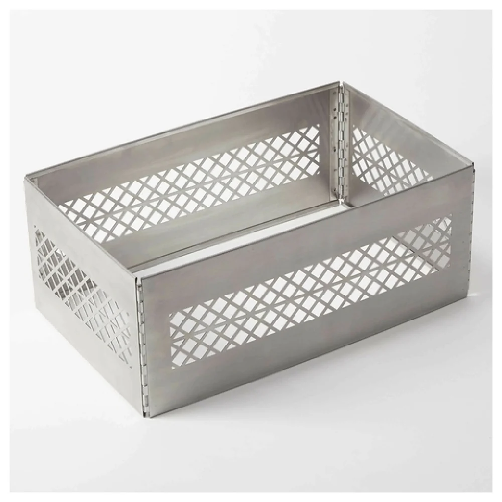 American Metalcraft KSMC20 20-1/8 Inch Collapsible Milk Crate Stainless Steel