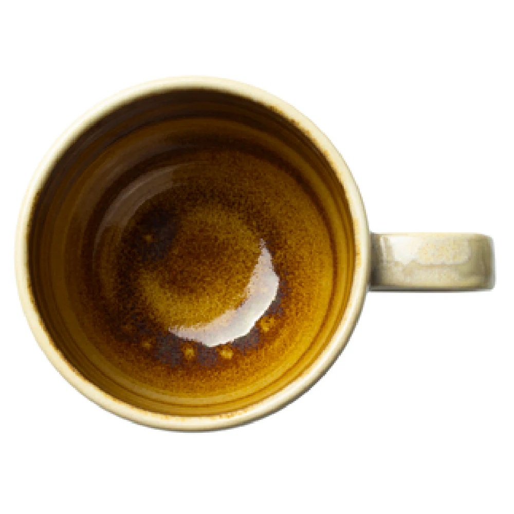 Steelite 17840624 10 Oz City Mug Vesuvius Amber Ceramic - Case