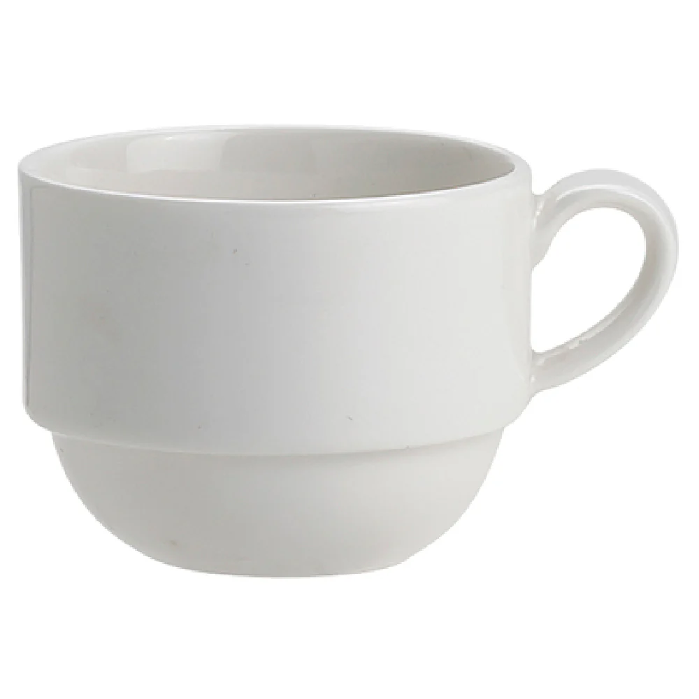 Steelite 62101ST0664 3.25 Oz Stack Ad Cup Porcelain 3.625 Inch Cadence