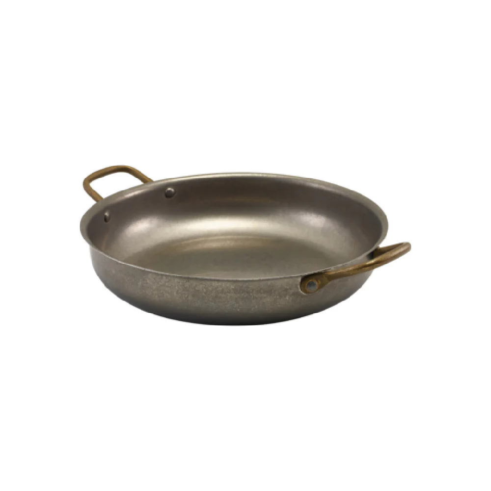 Steelite GWSRD24V 12-1/4 Inch Round Dish Vintage Stainless Steel - Case