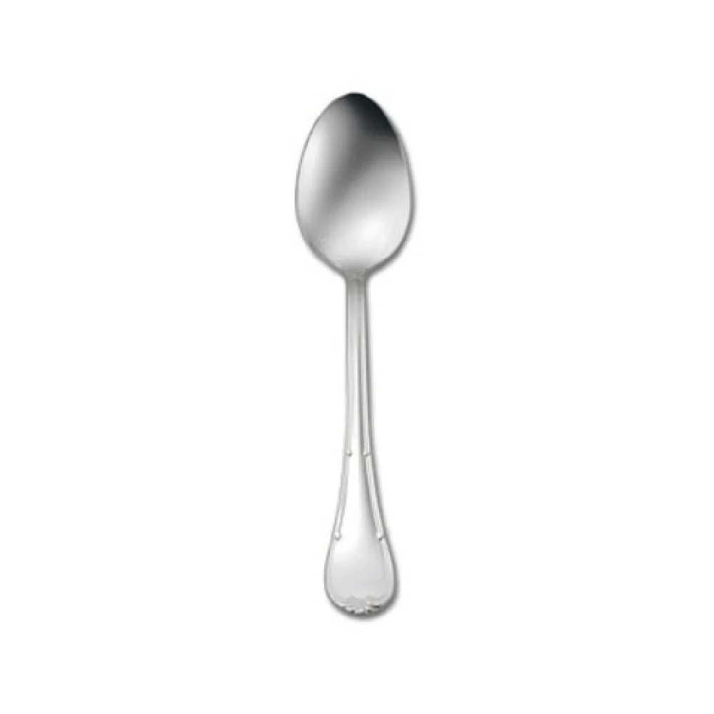 1880 Hospitality T022SDEF 7 Inch Soup Dessert Spoon Oval Bowl Scrolled Border 18/10 Stainless Steel