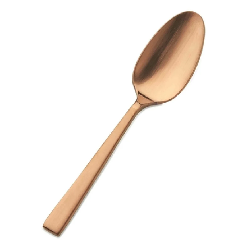 Bon Chef S3716RGM 4-1/2 Inch Roman Demitasse Spoon Matte Rose Gold Stainless Steel