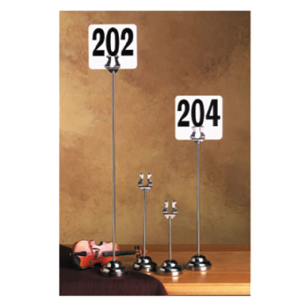 American Metalcraft HPCH6 2-1/4 Inch Diameter Harp Clip Number Stand Stainless Steel Chrome Finish American Metalcraft HPCH6 2-1/4 Inch Diameter Harp Clip Number Stand Stainless Steel Chrome Finish