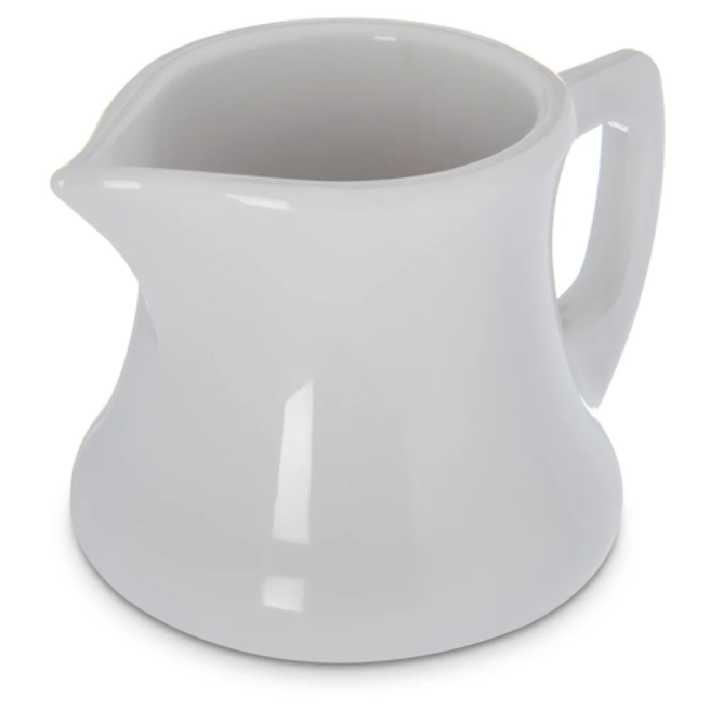 Carlisle 456302 3 Oz Cremer Plastic Handle Dishwasher Safe White Carlisle 456302 3 Oz Cremer Plastic Handle Dishwasher Safe White