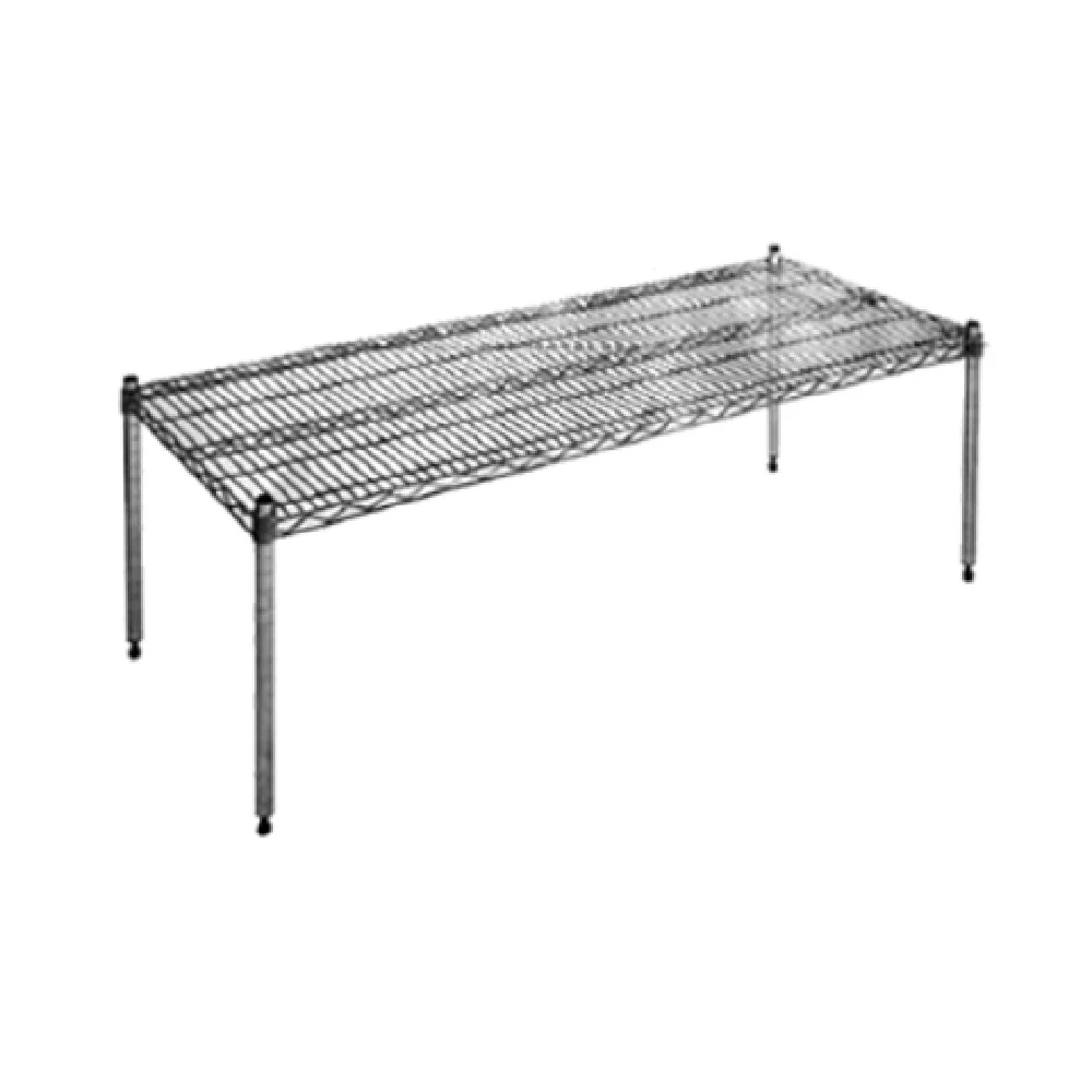 Eagle PF1824-E 24 Inch Wire Shelf with QuadTruss Design and Sturdy Posts