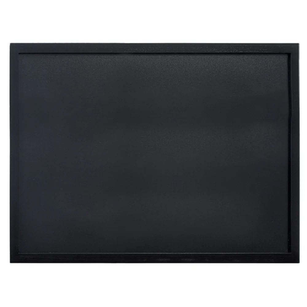 American Metalcraft WBWBL2040 7-3/4 Inch Write-On Board with Chalk Marker Black Wood Frame