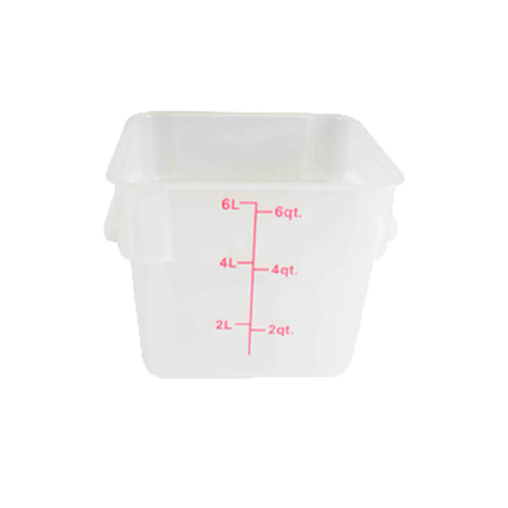 Thunder Group PLSFT006TL 6 Quart Stain and Chemical Resistant Food Storage Container