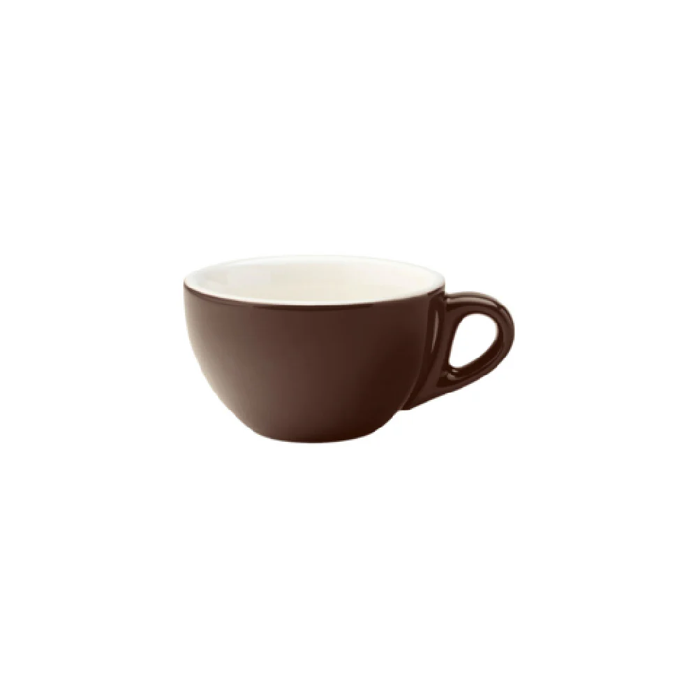 Steelite UCT8128 7.0 Oz Porcelain Cappuccino Cup Brown Utopia 4.75 Inch