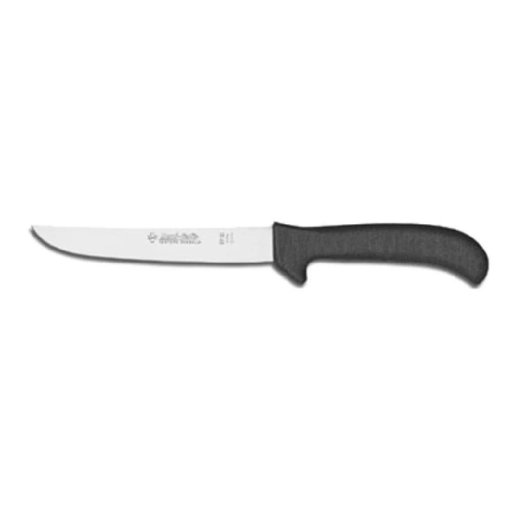 Dexter Russell 11243B 6 Inch Stiff Boning Knife High Carbon Stainless Steel Black Polypropylene Handle