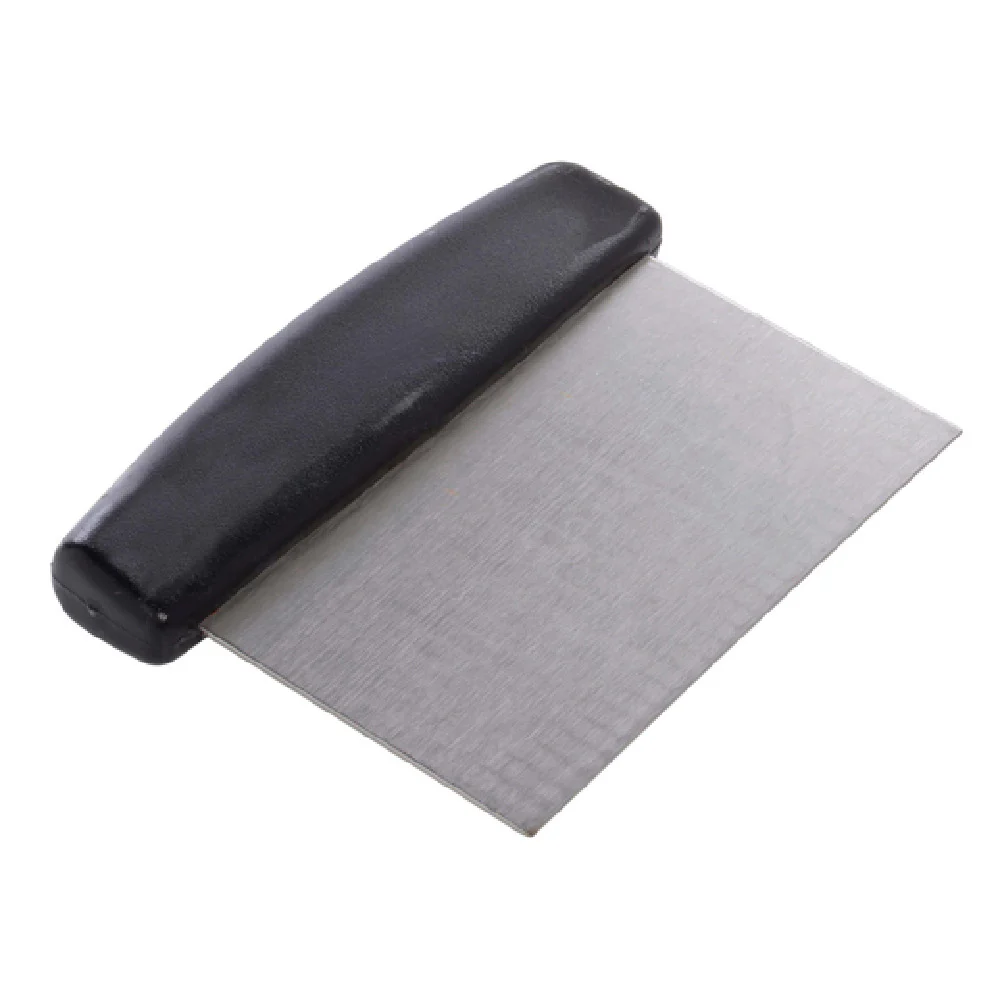 Hubert 10274 HUBERT® Stainless Steel Dough Scraper With Black Plastic Handle 6 1/2