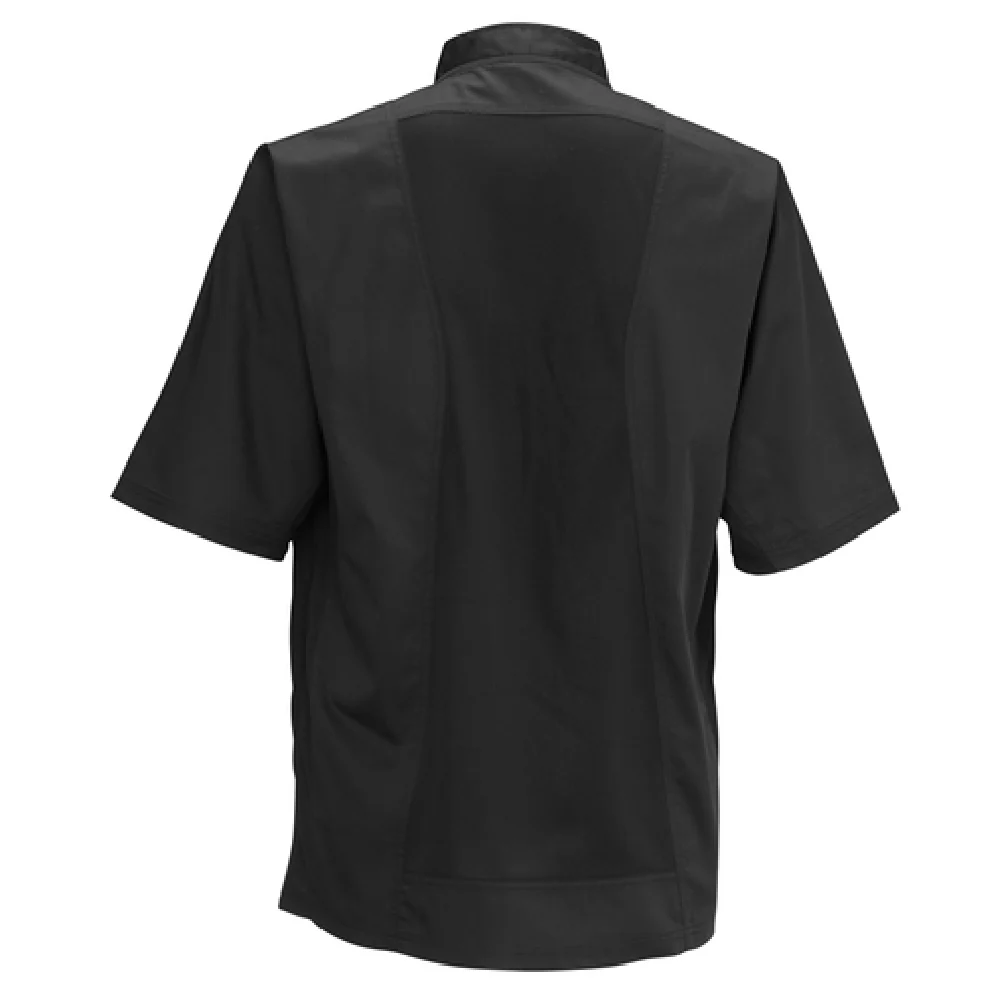 Winco UNF-9KXL Cook's Shirt XL Tapered Fit with Chest Pocket and Thermometer Pocket Black Winco UNF-9KXL Cook's Shirt XL Tapered Fit with Chest Pocket and Thermometer Pocket Black