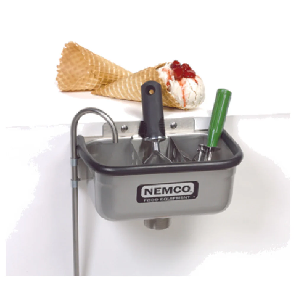 Nemco 77316-10A 10 Inch Ice Cream Spade Dipper Well Side Mount Stainless Steel with Spigot Nemco 77316-10A 10 Inch Ice Cream Spade Dipper Well Side Mount Stainless Steel with Spigot