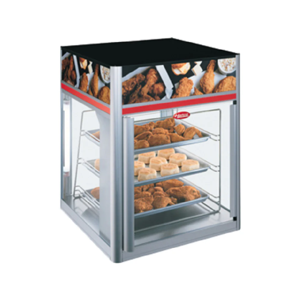 Hatco FSD-1X-120-QS 22 Inch Flav-R-Savor Holding Display Cabinet Electric with LED Lighting