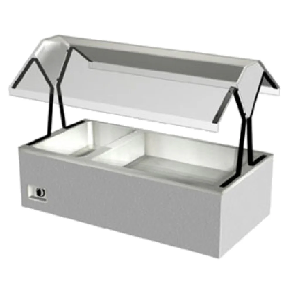 Duke TAH-1H2C_217105 44 Inch Hot Cold Buffet Station with Stainless Steel Top
