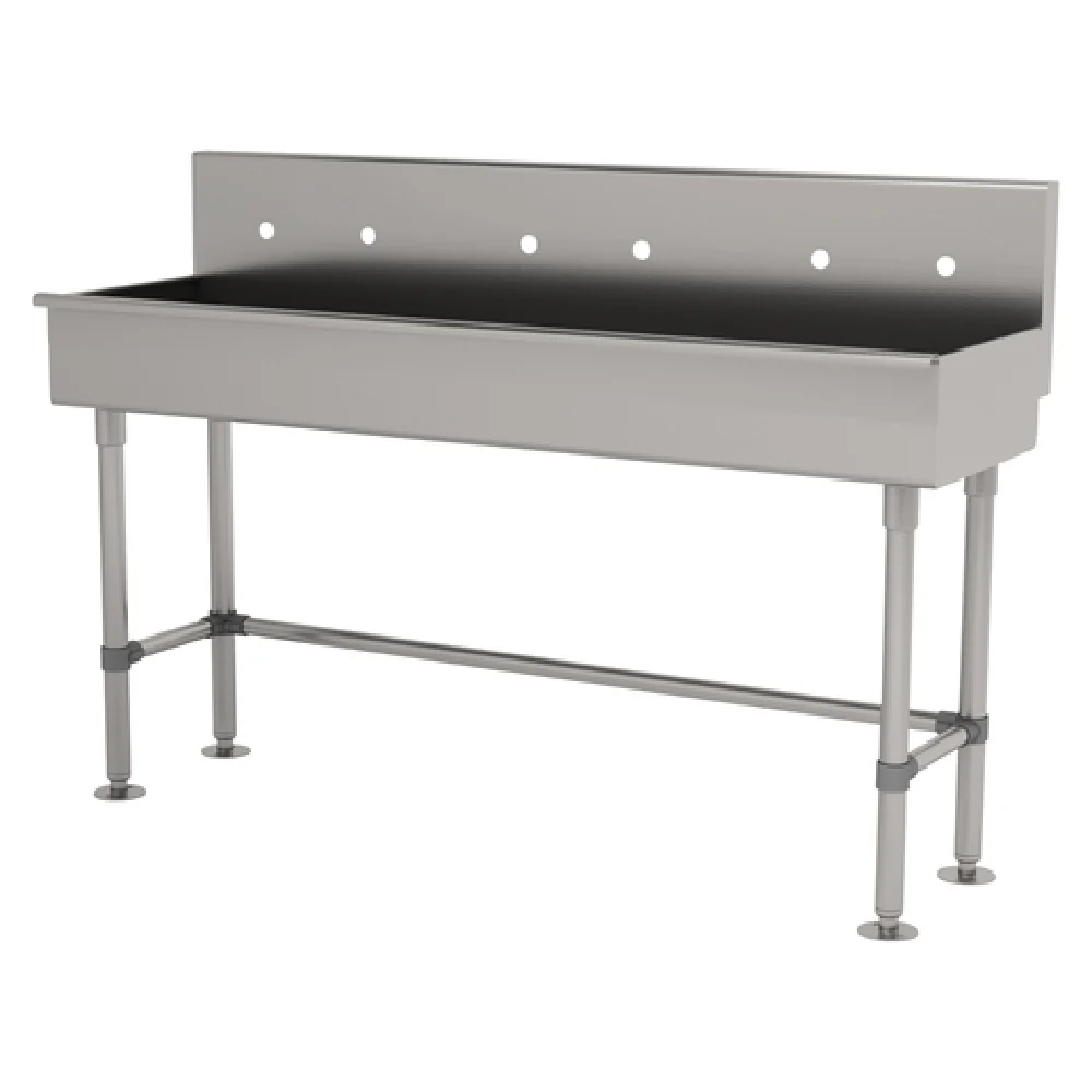 Advance Tabco 19-FM-72-ADA-F 72 Inch Multiwash Hand Sink with Stainless Steel Legs