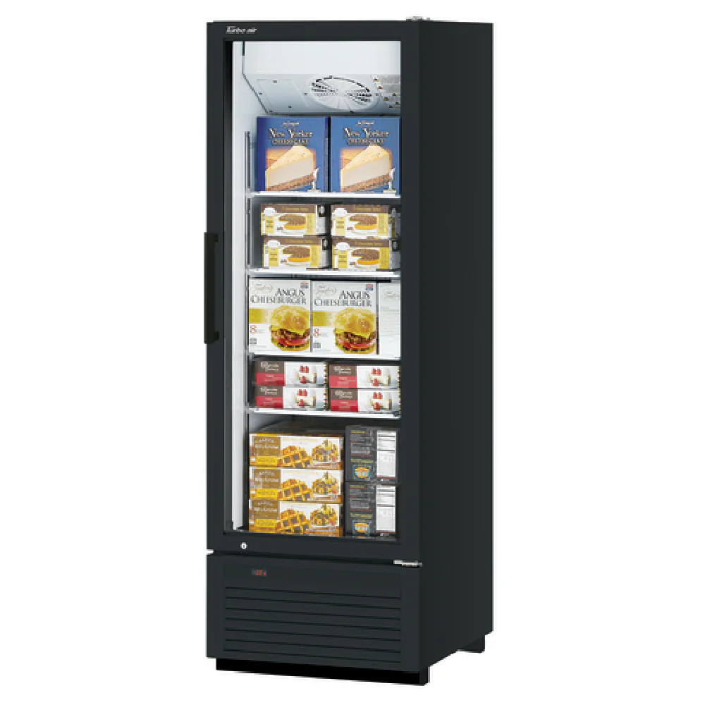 Turbo Air TGF-23SDH-N_BL 27 Inch Super Deluxe Freezer Merchandiser 17.9 Cu Ft