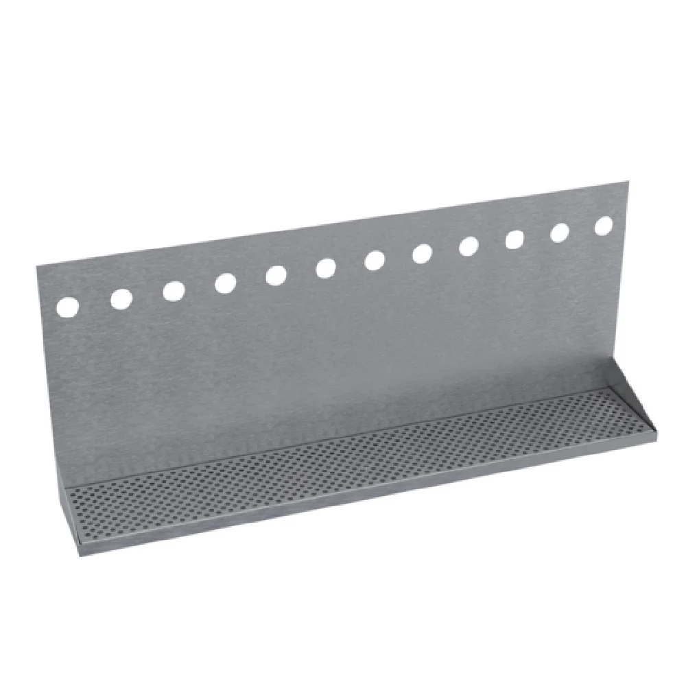 Optional 36 Inch Stainless Steel Hanging Drip Tray for Twelve Faucet, Krowne KHT-36S Optional 36 Inch Stainless Steel Hanging Drip Tray for Twelve Faucet, Krowne KHT-36S